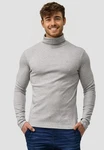 Indicode Rollkragenpullover Eagon Grau
