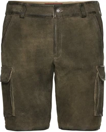 Trachtenhose Kurze Cargo-Lederhose