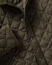 Barbour Steppjacke Chelsea Dunkelgrün/Khaki