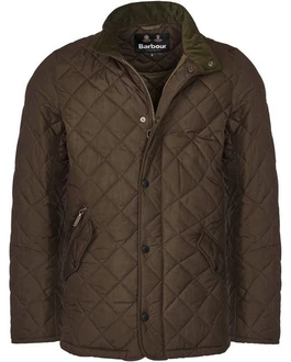 Barbour Steppjacke Chelsea Dunkelgrün/Khaki