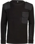 Brandit Strickpullover Schwarz/Dunkelgrau