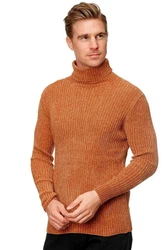 Uniplay Longsleeve Pullover Rollkragen (1-tlg) 3427 Mittelbraun (3427)