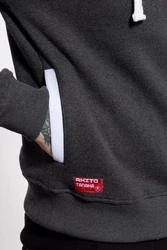 Akito Tanaka Kapuzenpullover Triple Tone (1-tlg) mehrfarbig