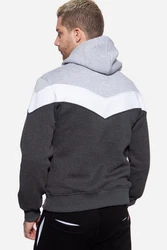 Akito Tanaka Kapuzenpullover Triple Tone (1-tlg) mehrfarbig