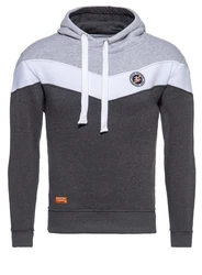 Akito Tanaka Kapuzenpullover Triple Tone (1-tlg) mehrfarbig