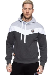 Kapuzenpullover Triple Tone (1-tlg) im mehrfarbigen Design
