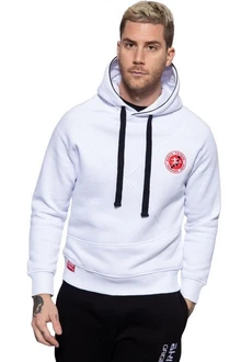 Akito Tanaka Kapuzenpullover Attraction mit Teilungsnähten