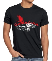 style3 T-Shirt Muscle Car Dunkelrot/Rot/Grau