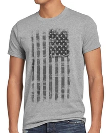 T-Shirt USA Vintage Flagge stars stripes Amerika United States america us