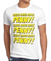 Style3 T-Shirt Penny College Theory Cooper Leonard Comic Gelb/Blau/Weiß/Grün/Lila