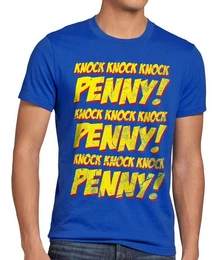 T-Shirt Penny knock big bang sheldon College theory cooper leonard comic