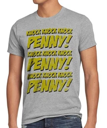 T-Shirt Penny knock big bang sheldon College theory cooper leonard comic