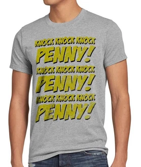 Style3 T-Shirt Penny College Theory Cooper Leonard Comic