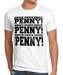 style3 T-Shirt Knock Penny Grau/Schwarz/Lila/Braun