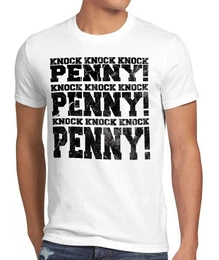 T-Shirt Knock Penny big bang vintage knock Sheldon Comic college Theory