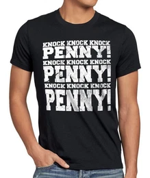 T-Shirt Knock Penny big bang vintage knock Sheldon Comic college Theory