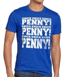 T-Shirt Knock Penny big bang vintage knock Sheldon Comic college Theory