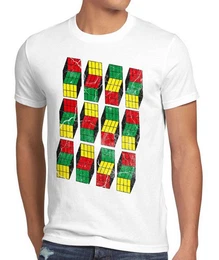T-Shirt Cubes Sheldon Wrfel rubik zauberwrfel the big bang theory cooper