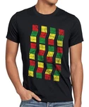 style3 T-Shirt Cubes Sheldon Mischfarben/Schwarz