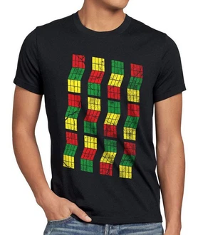 style3 T-Shirt Cubes Sheldon Mischfarben/Schwarz style3 T-Shirt Cubes Sheldon Mischfarben/Schwarz