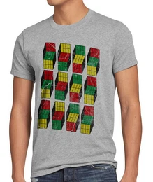 T-Shirt Cubes Sheldon Wrfel rubik zauberwrfel the big bang theory cooper