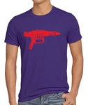 Style3 T-Shirt Space Gun Big Bang Theory Sheldon Cooper Schwarz