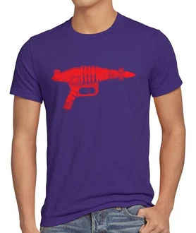 Style3 T-Shirt Space Gun Big Bang Theory Sheldon Cooper Schwarz