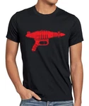 Style3 T-Shirt Space Gun Big Bang Theory Sheldon Cooper Schwarz