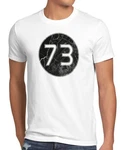 Style3 T-Shirt Sheldon Lieblingszahl The Big Bang Theory Sheldon Cooper Bazinga 73
