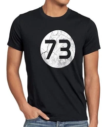 T-Shirt 73 Sheldon Lieblingszahl the big bang theory sheldon cooper bazinga