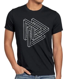 T-Shirt Penrose Big Bang Sheldon Escher Dreieck Wrfel the theory cooper