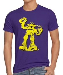 T-Shirt Hero Robot Big Bang Sheldon TV Serie Roboter Cooper Comic Theory