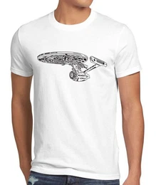 T-Shirt Trekkie Sci-Fi spock raumschiff trek enterprise wars voyager star