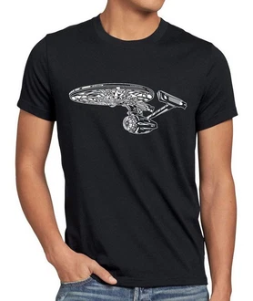 style3 T-Shirt Trekkie Sci-Fi Trek Enterprise Wars Voyager style3 T-Shirt Trekkie Sci-Fi Trek Enterprise Wars Voyager