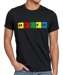T-Shirt Sheldon Periodensystem chemie theory cooper bazinga big bang tbbt