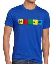 style3 T-Shirt Sheldon Periodensystem Theory Cooper Big Bang TBBT Blau/Dunkelblau/Hellblau/Mischfarben