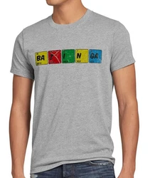 style3 T-Shirt Sheldon Periodensystem Theory Cooper Big Bang TBBT Mischfarben/Hellgrau/Dunkelgrau/Grau