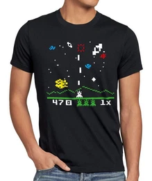 T-Shirt Invaders big bang sheldon space astrosmash cooper game theory