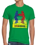 style3 T-Shirt Roboter The Big Bang Theory Sheldon Cooper Mischfarben/Grün/Neonfarben/Beige/Türkis/Gelb