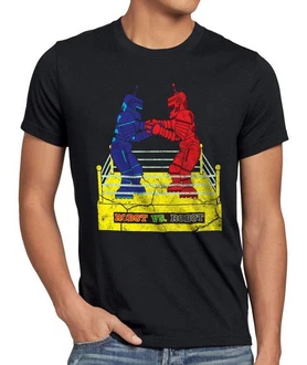 style3 T-Shirt Roboter The Big Bang Theory Sheldon Cooper Mischfarben/Schwarz/Rot style3 T-Shirt Roboter The Big Bang Theory Sheldon Cooper Mischfarben/Schwarz/Rot