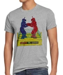 style3 T-Shirt Roboter The Big Bang Theory Sheldon Cooper Dunkelgrau/Grau/Mischfarben