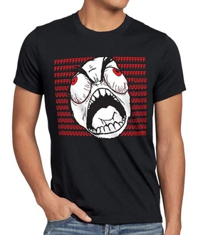 style3 T-Shirt Rage Trollface Comic Rageguy Facebook Meme 9gag Nerd Fuck Guy Fuu Schwarz/Rot/Grün style3 T-Shirt Rage Trollface Comic Rageguy Facebook Meme 9gag Nerd Fuck Guy Fuu Schwarz/Rot/Grün