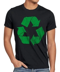style3 T-Shirt The Recycle Grün/Dunkelgrün