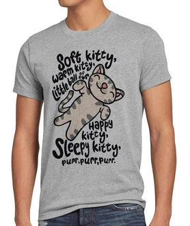 style3 T-Shirt Soft Kitty Sleepy Sheldon Cooper The Big Bang Theory Penny Katze