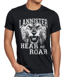 T-Shirt Lannister hear me roar game wappen thrones of game of thrones