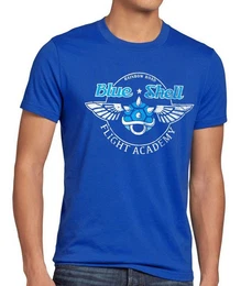 T-Shirt Blue Shell luigi academy panzer mario kart wii switch rennen auto