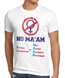 style3 T-Shirt No MA'AM Bundy schrecklich nette Serie al familie Peggy Kelly Dunkelblau/Hellblau/Weiß/Braun