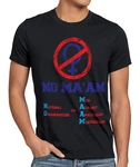 style3 T-Shirt No MA'AM Bundy schrecklich nette Serie al familie Peggy Kelly Hellblau/Blau