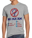 style3 T-Shirt No MA'AM Bundy schrecklich nette Serie al familie Peggy Kelly Hellblau/Dunkelblau/Grau/Braun/Blau