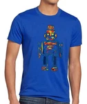 style3 T-Shirt Sheldon Toy Robot Blau